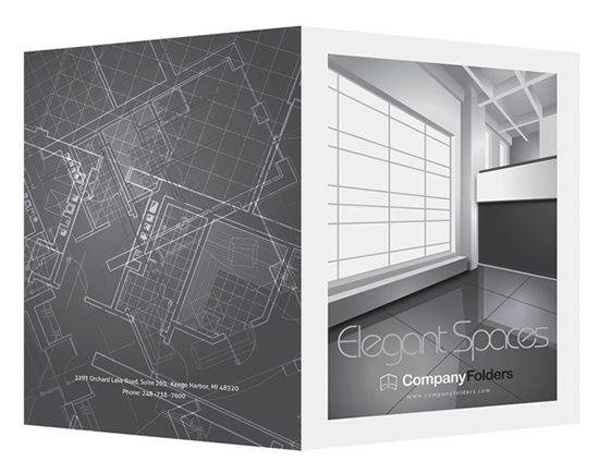 elegant-spaces-architect-folder-template - pocket folder templates