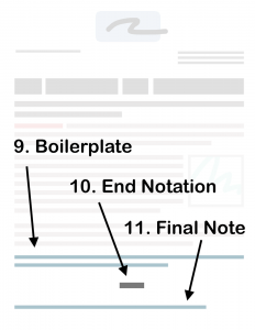 press release format: lower features