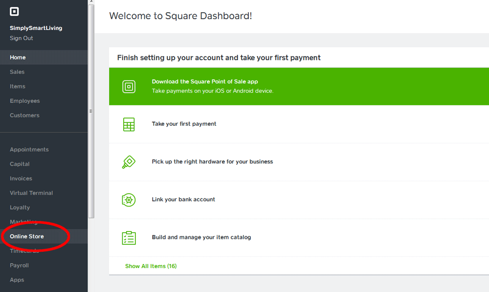 How to Set Up a Free Square Online Store - Square Store Web Address