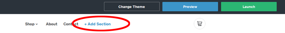 How to Set Up a Free Square Online Store - add sections