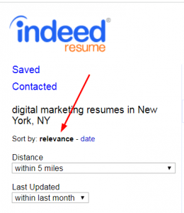 Indeed Resume Search